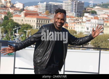 Cannes, France - 15 octobre 2019 - Le Monde - MIPCOM Marché du contenu de divertissement avec télévision, pour Pierre-Yves Lord, un événement, Reed MIDEM Salon de télévision dans le monde entier d'utilisation | Banque D'Images