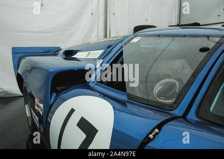 Lola T70 au padock du circuit Boavista Banque D'Images