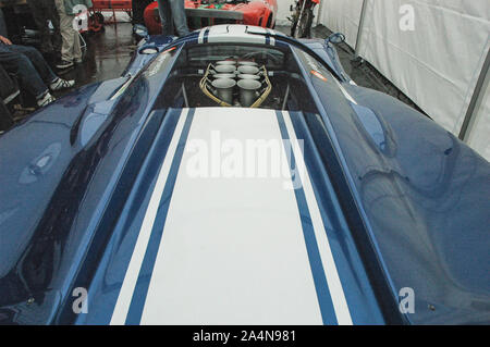 Lola T70 au padock du circuit Boavista Banque D'Images