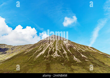 Vues de Glamaig peak, Red Hills, à l'île de Skye, en Ecosse Banque D'Images