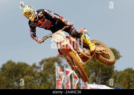 ANTONIO CAIROLI (ITA) de Red Bull KTM Factory Racing, MX1 pendant le GP du Portugal 2013 en MX1 et MX2, International Casarão Crossodromo, Águeda à Port Banque D'Images