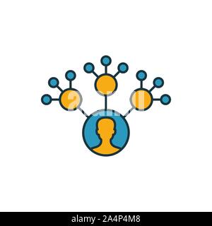 Icon Set virale. Quatre éléments dans diférents styles à partir d'icônes contenu collection. Viral créatif rempli d'icônes de couleur, contours, symboles et télévision Illustration de Vecteur