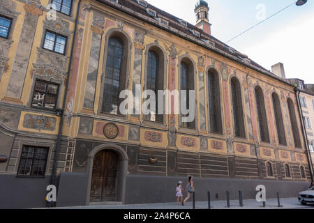 Le monastère Kloster (Landsberg Landsberg) dédiée à Saint Ursula, Saint Joseph et la Sainte Vierge Marie Dolorosa à Landsberg am Lech, Allemagne. Banque D'Images