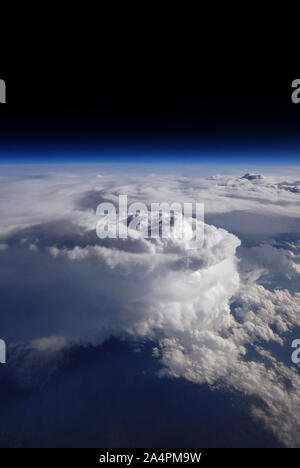 Cellule orageuse sur le sud des Appalaches, le 19 juin 2014, l'altitude de 65 000 pieds, par la NASA/Stu Broce/DPA Banque D'Images