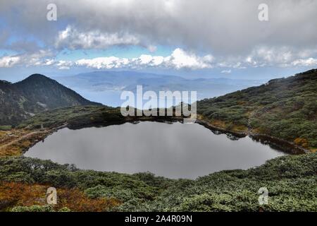 Beau paysage de montagne Cang Mountain, dans la vieille ville de Dali dans la province du Yunnan en Chine. Banque D'Images