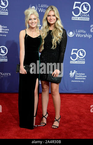 Nashville, Tennessee, USA. 15 octobre 2019 - Nashville, Tennessee - Renee. 50e GMA Dove Awards tenue à l'Université de Lipscomb. Crédit photo : Dara-Michelle MediaPunch Farr/AdMedia /Crédit : MediaPunch Inc/Alamy Live News Banque D'Images