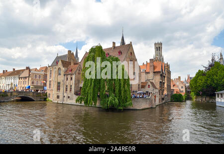 Bruges, Belgique - 22 juin 2019 : le bourg de Bruges. Banque D'Images