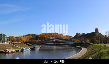 Vilnius. 15 Oct, 2019. Photo prise le 15 octobre 2019 présente le décor de l'automne à Vilnius, Lituanie. Credit : Guo Mingfang/Xinhua/Alamy Live News Banque D'Images