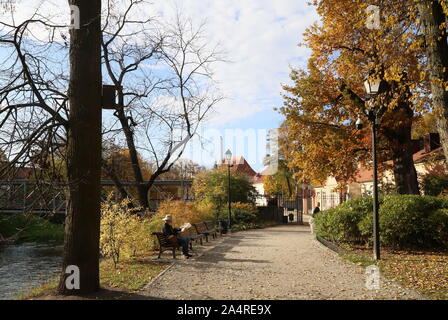 Vilnius. 15 Oct, 2019. Photo prise le 15 octobre 2019 montre un paysage d'automne à Vilnius, Lituanie. Credit : Guo Mingfang/Xinhua/Alamy Live News Banque D'Images