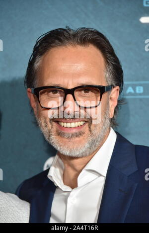 Cologne, Allemagne. 14Th Oct, 2019. L'acteur Carlo Kitzinger vient à la projection du film ' 7500 ' à Cologne, le Festival du Film International Film and Television Festival. Credit : Horst Galuschka/dpa/Alamy Live News Banque D'Images