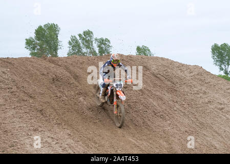 Max Anstie lors du Championnat du Monde FIM de Motocross. Mxgp de Lombardie. La Race Mxgp., Mantova, Italie, 12 mai 2019, les moteurs Motocross Banque D'Images