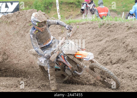 Max Anstie lors du Championnat du Monde FIM de Motocross. Mxgp de Lombardie. La Race Mxgp., Mantova, Italie, 12 mai 2019, les moteurs Motocross Banque D'Images