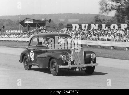 1953 Wolseley 6-84 à Goodwood. Banque D'Images