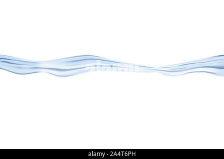 L'eau douce et claire concept avec ondulations. Illustration de Vecteur
