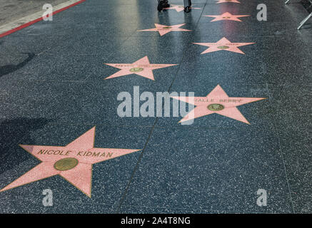 Los Angeles, Californie, USA. Le 31 mai 2019. Le LA Hollywood Walk of Fame. L'étoile en laiton qu'incorporé dans les trottoirs est un souvenir de celebrit Banque D'Images