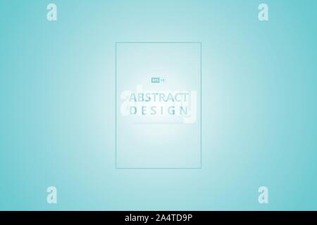 Abstract blue gradient de cercle cercle menthe modèle décoration. Utiliser pour imprimer des affiches, illustrations, ad, modèle de conception, présentation. vector eps10 Illustration de Vecteur