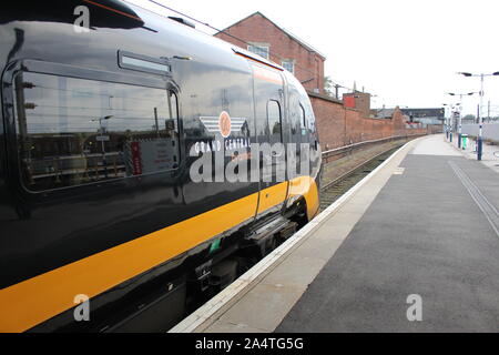 Grand Central Station Classe 185 à Doncaster Banque D'Images