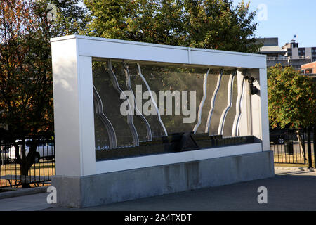 Anchorage, Alaska / USA - 08 août 2019 : Monument commémoratif des anciens combattants d'Anchorage, Anchorage, Alaska, USA Banque D'Images