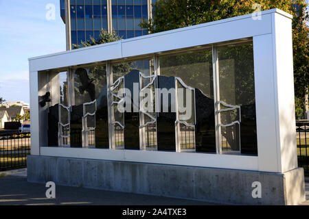 Anchorage, Alaska / USA - 08 août 2019 : Monument commémoratif des anciens combattants d'Anchorage, Anchorage, Alaska, USA Banque D'Images