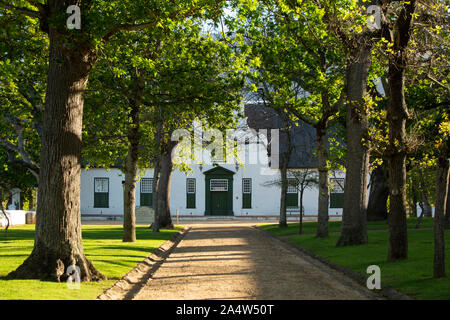 Le Manoir De Groot Constantia Wine Estate, Cape Town, Afrique du Sud. Banque D'Images