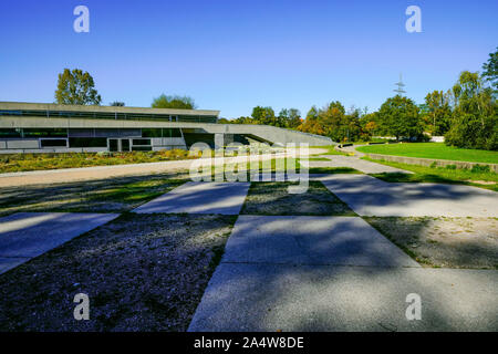 La formation d'un paysage (LFone) par Zaha Hadid, Weil am Rhein, Allemagne. Banque D'Images