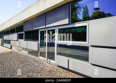 La formation d'un paysage (LFone) par Zaha Hadid, Weil am Rhein, Allemagne. Banque D'Images