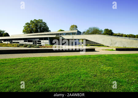 La formation d'un paysage (LFone) par Zaha Hadid, Weil am Rhein, Allemagne. Banque D'Images