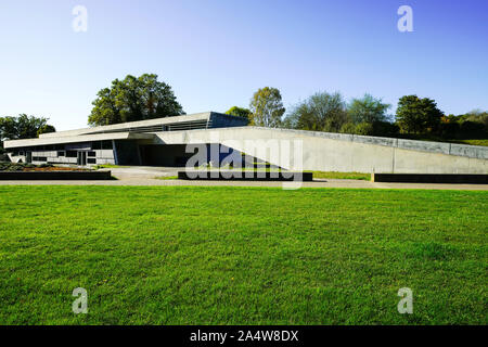 La formation d'un paysage (LFone) par Zaha Hadid, Weil am Rhein, Allemagne. Banque D'Images