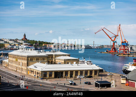 Port de Göteborg, le port le plus important dans les pays nordiques, avec plus de 11 000 visites de navires par an de plus de 140 destinations dans le monde entier. Banque D'Images