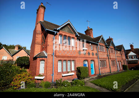 49-55, rue du bois des maisons mitoyennes de douglas et fordham Port Sunlight England UK Banque D'Images