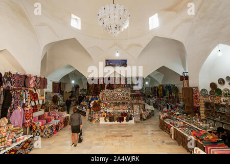 Palvan Darvoza bazar à l'intérieur (porte est). Khiva, Site du patrimoine mondial de l'UNESCO, de l'Ouzbékistan Banque D'Images