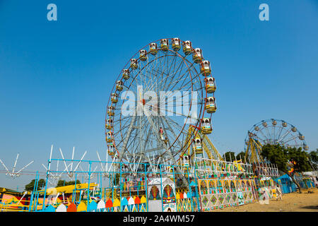 Grande roue en Pushkar Banque D'Images