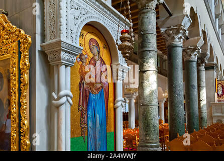 Eglise de Saint Demetrius Thessalonique GRÈCE ; Banque D'Images