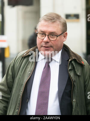 Londres, Royaume-Uni. 16 Oct, 2019. Mark Francois Pro Brexit, conservateur, député et vice-président du Groupe européen de recherche à Westminster. Credit : amer ghazzal/Alamy Live News Banque D'Images