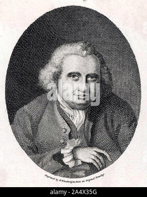 ERASMUS Darwin (1731-1802) Physicien anglais,inventeur,poète,des esclaves de l'abolition Banque D'Images