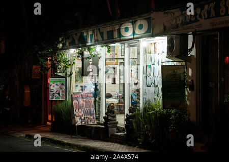 Tattoo Studio à Ubud, Bali Banque D'Images