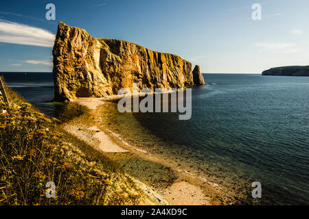 Le rocher Percé Percé, Québec, CA Banque D'Images