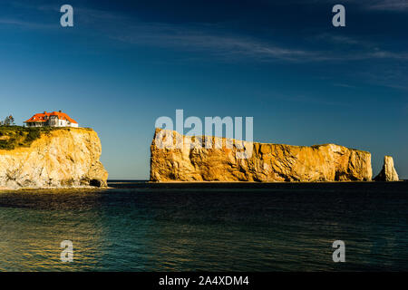 Le rocher Percé Percé, Québec, CA Banque D'Images