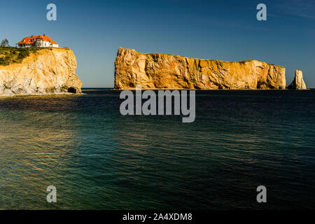 Le rocher Percé Percé, Québec, CA Banque D'Images