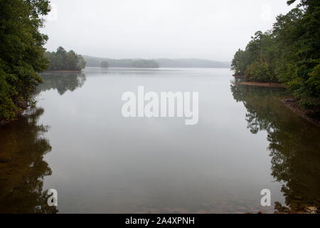 Lac Wedowee est un réservoir à Randolph County, AL. Banque D'Images