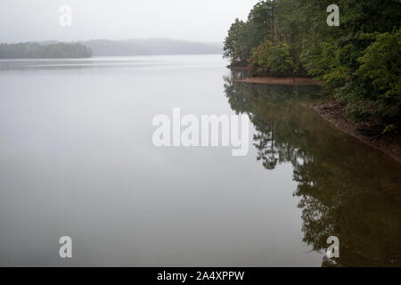 Lac Wedowee est un réservoir à Randolph County, AL. Banque D'Images