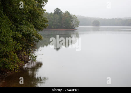 Lac Wedowee est un réservoir à Randolph County, AL. Banque D'Images