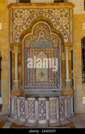 Palais de l'émir Bachir Chahabi Beit ed-Dine au Mont Liban Moyen Orient Banque D'Images