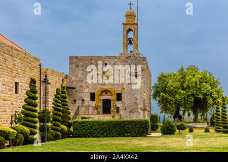 Monastère de Saint Jean Baptiste Deir el Kalaa Beit Mery ruines à Beyrouth capitale du Liban Moyen Orient Banque D'Images