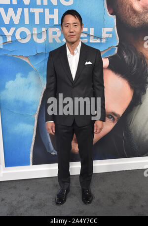 16 octobre 2019, Hollywood, Californie, USA : Rob Yang arrive pour la première d'NetflixÃs Ã"vivre avec vous-même à l'Arclight Cinemas. (Crédit Image : © Lisa O'Connor/Zuma sur le fil) Banque D'Images