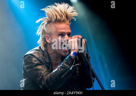 Väsbygruppen .T. effectuée pendant le Väsby Rock Festival. Upplands  Vasby, Suède Photo Stock - Alamy