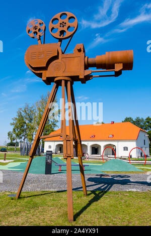 Filmimuuseum, musée du film, Hotel, Tallinn, Estonie Banque D'Images