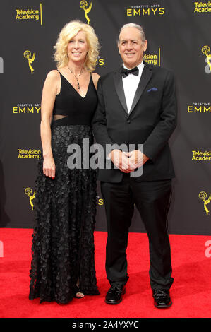Creative Arts Emmy 2019 - Jour 2 : tenue au Théâtre de Microsoft à Los Angeles, Californie. Doté d''avril : Reeves, David Torres Où : Los Angeles, California, United States Quand : 16 Sep 2019 Credit : Adriana Barraza M./WENN.com Banque D'Images