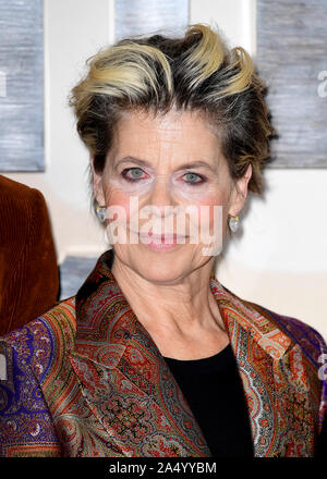 Linda Hamilton arrivant pour la terminaison : Dark sort une séance tenue à l'hôtel Mandarin Oriental, Londres. Banque D'Images