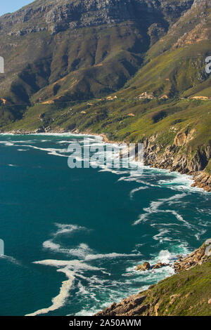 Vue le long de la côte atlantique, Chapman's Peak Drive Road, Cape Town, Afrique du Sud Banque D'Images